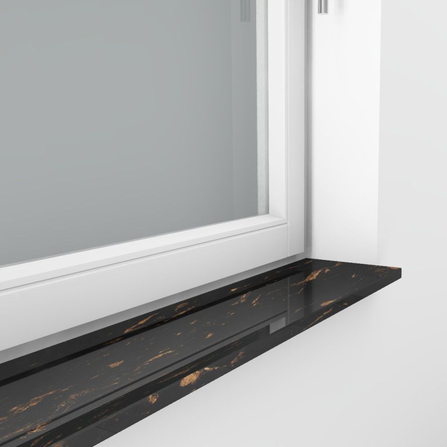 Black outlet Star Galaxy Fensterbänke, Fensterbank 110x30x2cm Granit