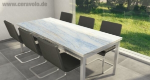 Granit Tischplatte Azul Noche