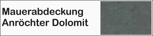 Anröchter Dolomit Konfigurator Mauerabdeckungen